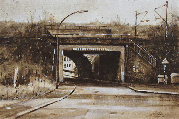 0022-Nostalghia-Kassel-Unterfuehrung-2018-Oel-Lw-Holz-20x30cm