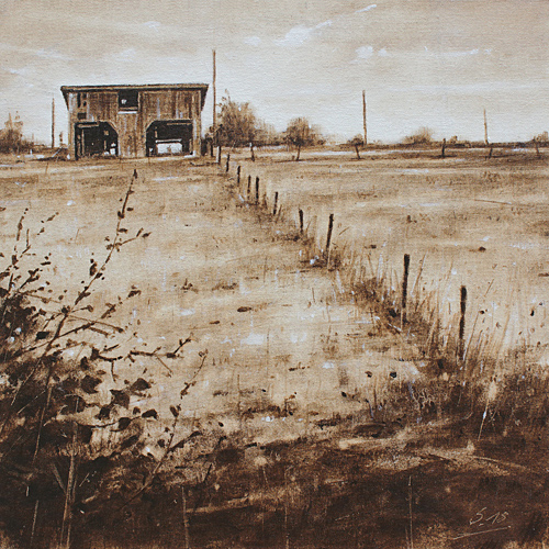 0062-Nostalghia-Alter-Schuppen-2018-Oel-Lw-Holz-30x30cm