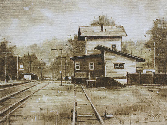 0063-Nostalghia-Alter-Bahnhof-2018-Oel-Lw-Holz-18x24cm