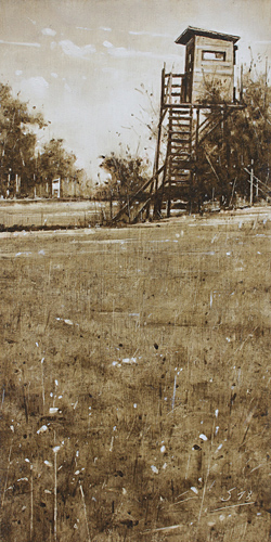 0066-Nostalghia-Hochsitz-2018-Oel-Holz-40x20cm