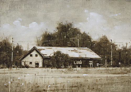 0073-Nostalghia-Am-Waldrand-2018-Oel-Karton-14x20cm