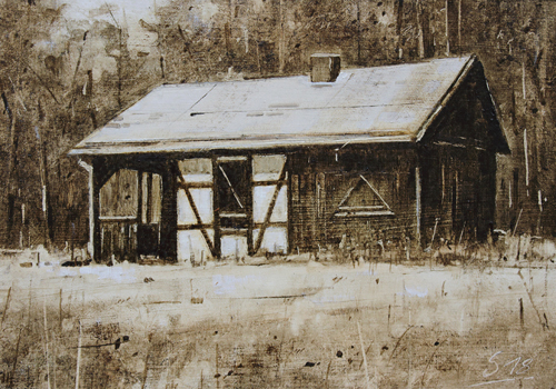 0081-Nostalghia-Im-Wald-2018-Oel-Karton-14x20cm