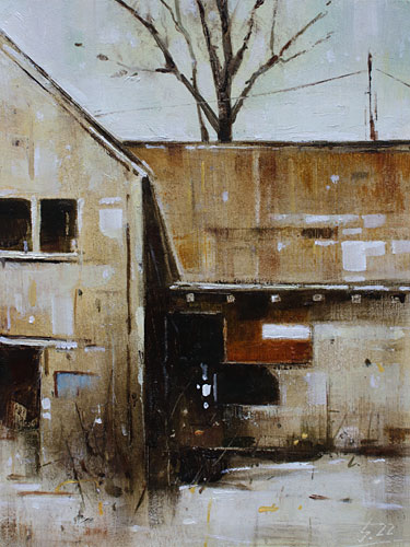 0143-Nostalghia-Abbruchhaus-2022-Oel-Kt-24x18cm