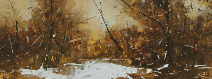 0149-Nostalghia-Gebuesch-IV-2022-Oel-Kt-12x32cm
