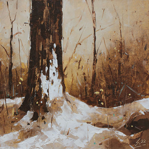 0151-Nostalghia-Am-Waldrand-I-2022-Oel-Kt-20x20cm