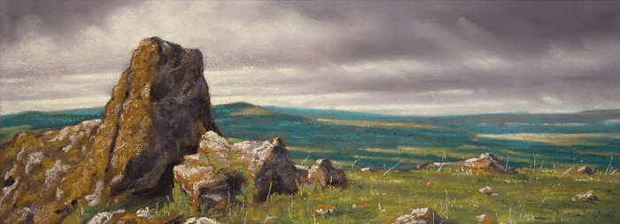 053-Blick-von-den-Helfensteinen-2007-Pastell-Kt-17.5x47.5cm