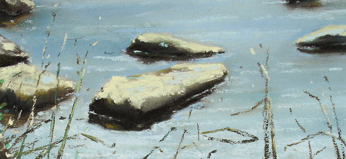 063-Am-Wasser-I-2007-Pastell-Kt-9,5x20,5cm