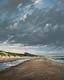 123-Bewoelkter-Himmel-am-Strand-von-Egmond-2014-50x40cm