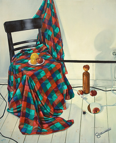 004-Stilleben-mit-sechs-Aepfeln-1989-Oel-Lw-130x105cm