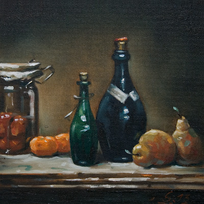 084-Erinnerung-an-Chardin-2013-Oel-Lw-Holz-15x15cm