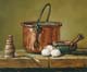 025-Une-casserole-pot-de-poivre-et-trois-oeuvs-nach-Chardin-2010-Oel-Holz-12.5x15cm