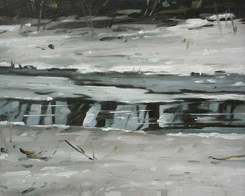 028-Schnee-und-Eis-II-2010-Oel-Holz-12x15cm