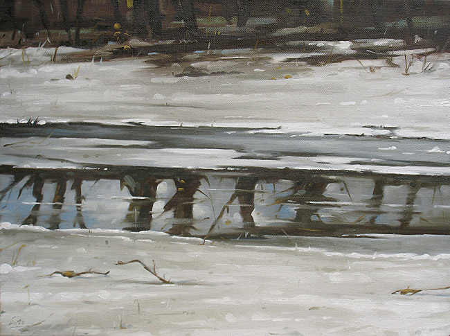 042-Eis-und-Schnee-2010-Oel-Lw-45x60cm