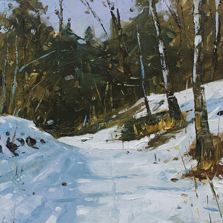 126-Waldweg-2020-Oel-Kt-18x18cm