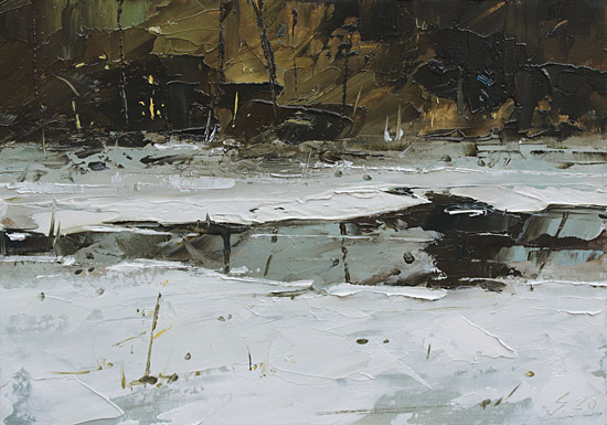 141-Winterstudie-V-2020-Oel-Kt-14x20cm