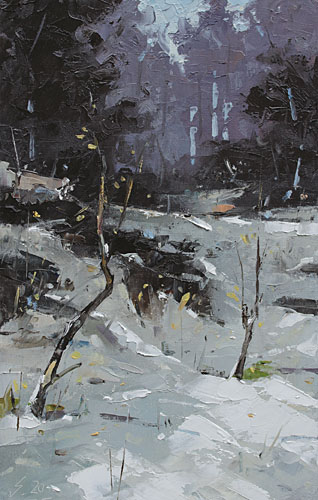 159-Winterreste-II-2020-Oel-Lw-Holz-23.6x15cm