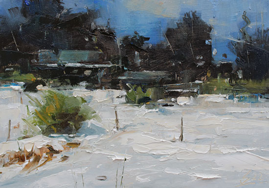 175-Winterstudie-IV-2022-Oel-Kt-14x20cm