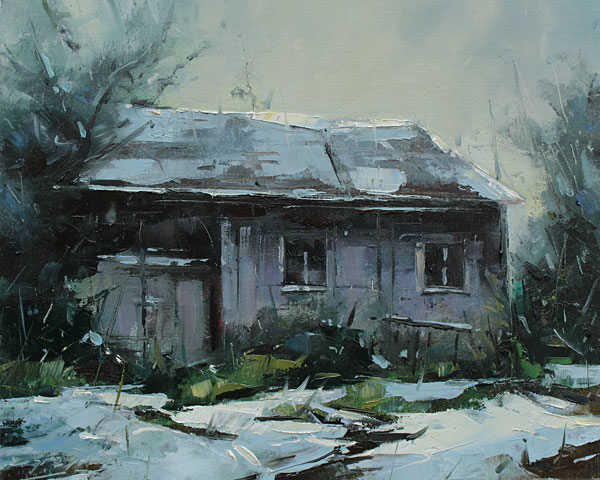 176-Winterstudie-V-2023-Oel-Lw-Holz-24x30cm