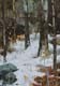 111-Schnee-im-Wald-II-2020-Oel-Holz-20x14cm
