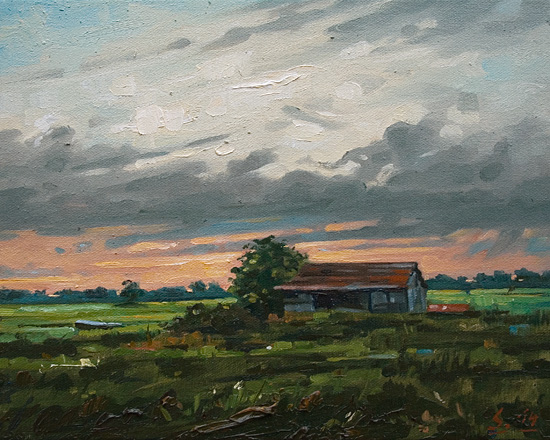 023-Worpsweder-Licht-IV-2014-Oel-Lw-24x30cm
